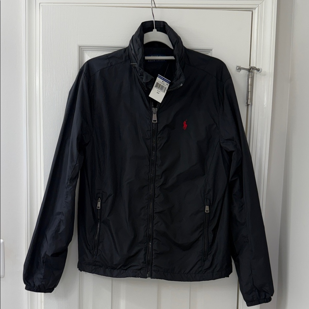 Men’s Polo Ralph Lauren Black Rain/Wind Coat, New